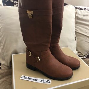 Michael Kors MK Evie Rada Boots Big Girls Size 5